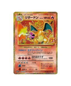 Charizard 25th Anniversary Promo Pokémon Card 001/025