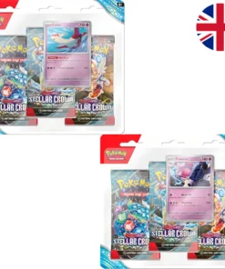 Pokemon Stellar Crown 3-Pack Blister Case (24)