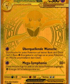 Mega-Guardevoir EX (MEG 187) - Pokémon Gold Secret Rare Karte aus Mega-Entwicklung in deutsch